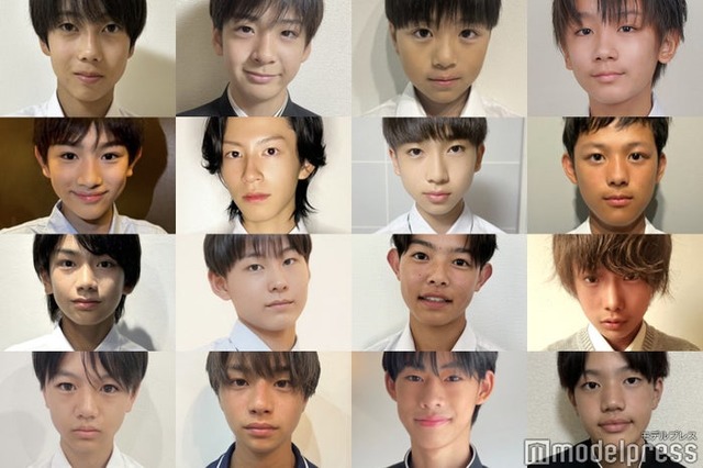 「男子中学生ミスターコン2024」4ブロックの中間速報上位4名たち