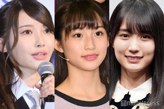 黒見明香、掛橋沙耶香、賀喜遥香（C）モデルプレス