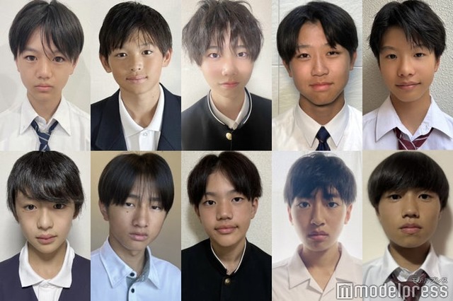 「男子中学生ミスターコン2024」西日本ブロックB代表者の一部