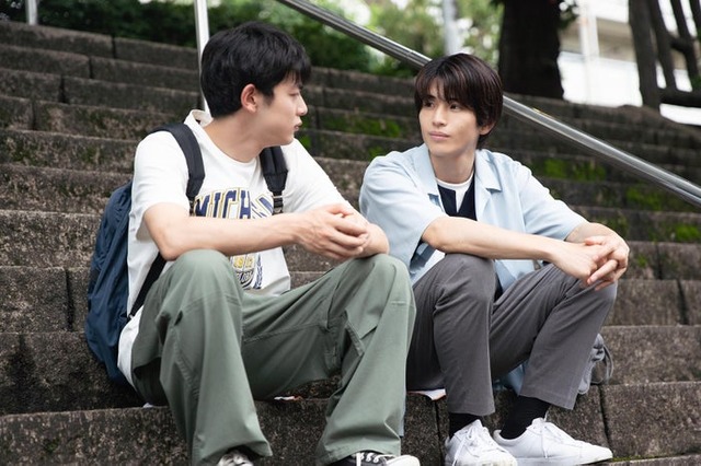 小林虎之介、中沢元紀「ひだまりが聴こえる」第11話より（C）「ひだまりが聴こえる」製作委員会