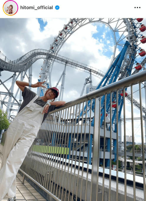 4児の母・hitomi、息子たちとの遊園地SHOTを公開「あとどのくらい家族でお出かけ出来るだろう？！」