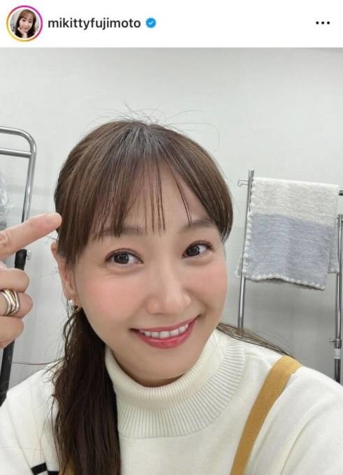 藤本美貴、“前髪少し切りすぎた”NEWヘア披露し反響「似合ってます」「可愛いですよ」