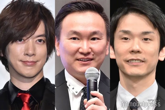 DAIGO、山内健司、濱家隆一（C）モデルプレス