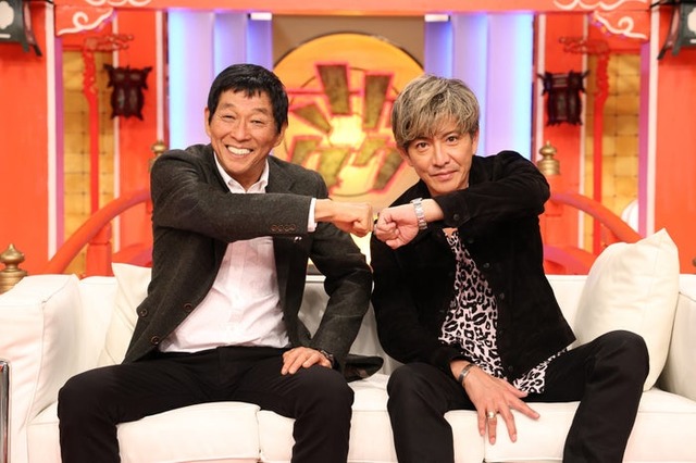 明石家さんま、木村拓哉（C）フジテレビ