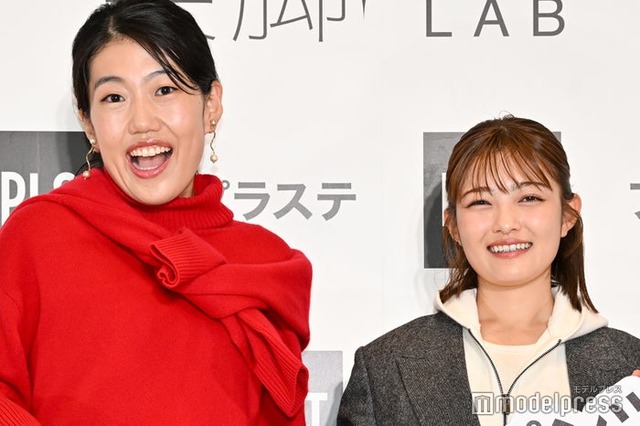 メディア向け発表・内覧会に出席した横澤夏子、井上咲楽（C）モデルプレス