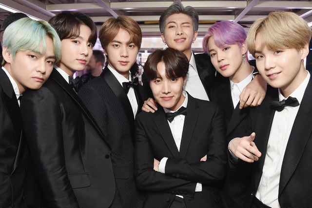 BTS （左から）V、JUNG KOOK、JIN、J-HOPE、RM、JIMIN、SUGA／photo by Getty Images