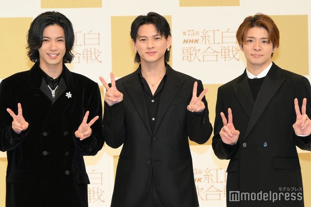 Number_i（左から）神宮寺勇太、平野紫耀、岸優太（C）モデルプレス