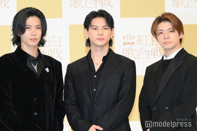 Number_i（左から）神宮寺勇太、平野紫耀、岸優太（C）モデルプレス