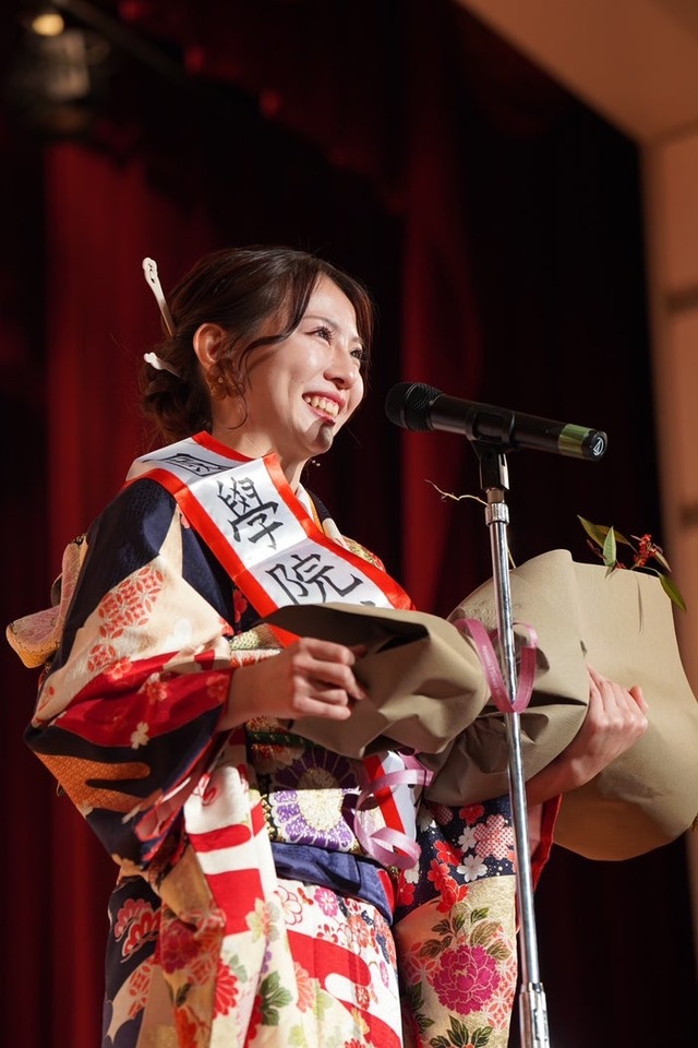 小林綺羽さん「國學院コンテスト2024」より（提供写真）