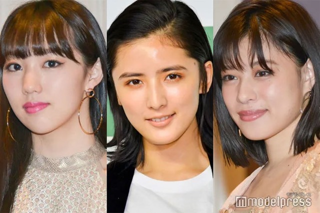 重留真波、藤井萩花、中島美央 （C）モデルプレス