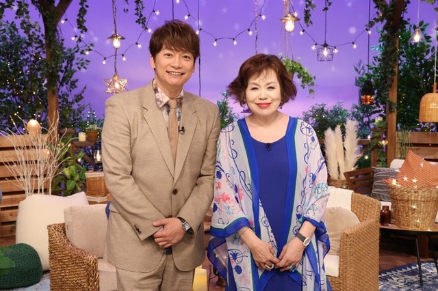 香取慎吾、上沼恵美子（C）フジテレビ