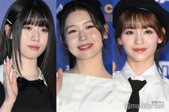 イメチェン前のAYANE（高見文寧）、MOMONA（笠原桃奈）、RAN（石井蘭）（C）モデルプレス