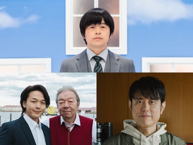 （上段）バカリズム（下段左から）中村倫也、古田新太、原田泰造（C）日本テレビ