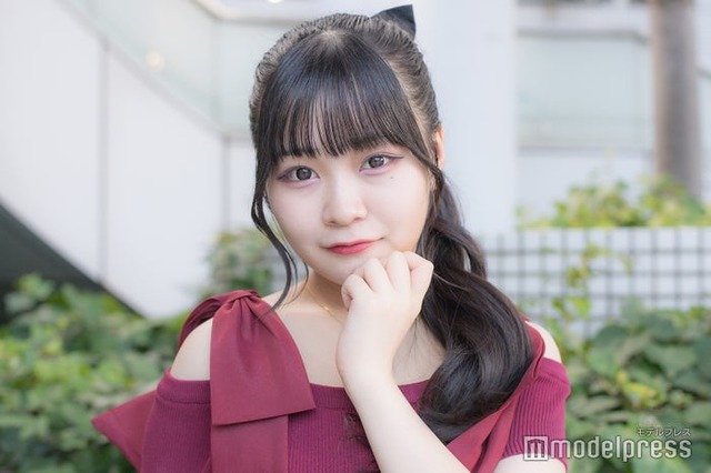 モデルプレスの取材に応じた森音彩さん（C）モデルプレス