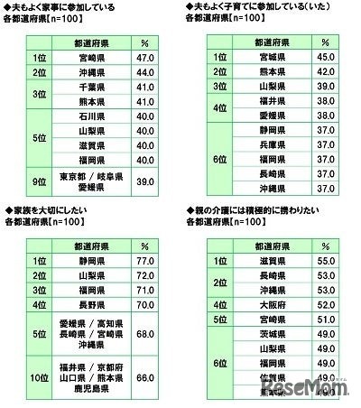 47都道府県　家族関係