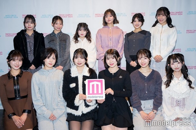 （前列左から）風間そらさん、品川裕香さん、山野光希さん、福田ゆらさん、瀧澤美優さん、鈴木蘭さん（後列左から）西平芽生さん、東条澪さん、鈴木愛美さん、田村さやかさん、山本瑛美さん、藤平紀歩さん（C）モデルプレス