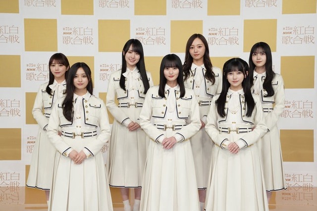 乃木坂46／（後列左から）与田祐希、賀喜遥香、梅澤美波、久保史緒里（前列左から）井上和、遠藤さくら、池田瑛紗（提供写真）