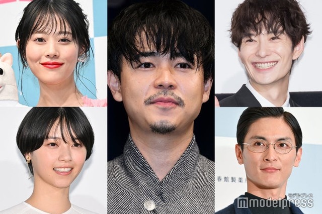 （左上から時計回りに）高畑充希、成田凌、岡田将生、高良健吾、西野七瀬 （C）モデルプレス