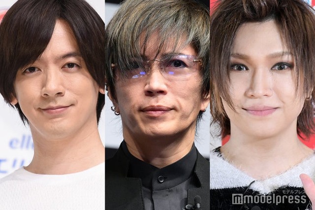 DAIGO、GACKT、鬼龍院翔（C）モデルプレス