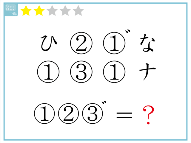 解けたらIQ110！「？」に入るコトバは何でしょう？【クイズ】