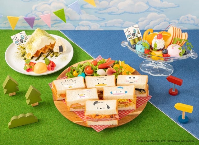 はぴだんぶい わいわいピクニックカフェ（C）2025 SANRIO CO．，LTD．APPROVAL NO．L655341