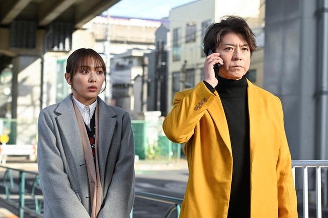 内田理央、上川隆也「問題物件」第2話より（C）フジテレビ