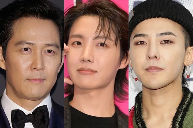 イ・ジョンジェ、 J-HOPE、G-DRAGON／Photo by Getty Images