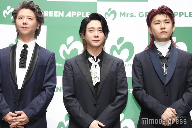 藤澤涼架、大森元貴、若井滉斗／Mrs. GREEN APPLE（C）モデルプレス