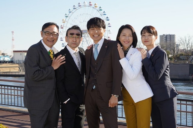 田口浩正、吹越満、井ノ原快彦、羽田美智子、深川麻衣『特捜9』（C）テレビ朝日