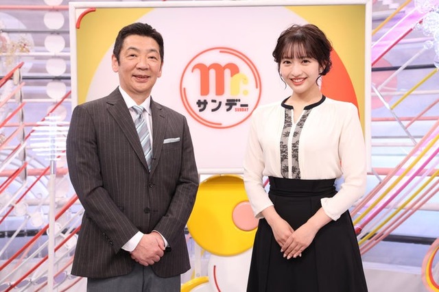 宮根誠司、藤本万梨乃アナウンサー（C）フジテレビ