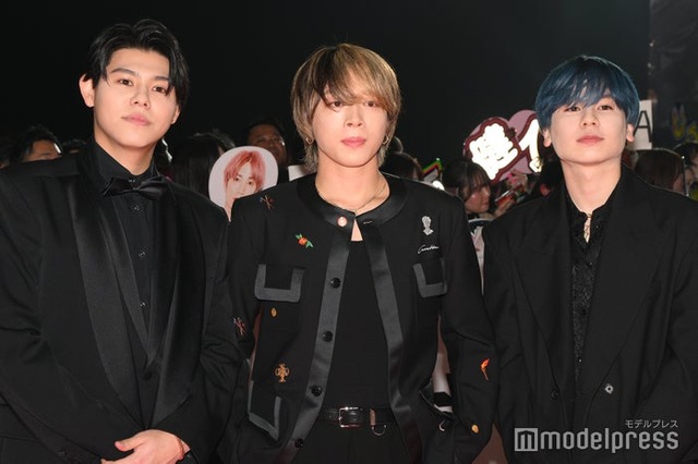 「MTV VMAJ Pre-Show」レッドカーペットに登壇したBE:FIRST／LEO、 SOTA、MANATO（C）モデルプレス