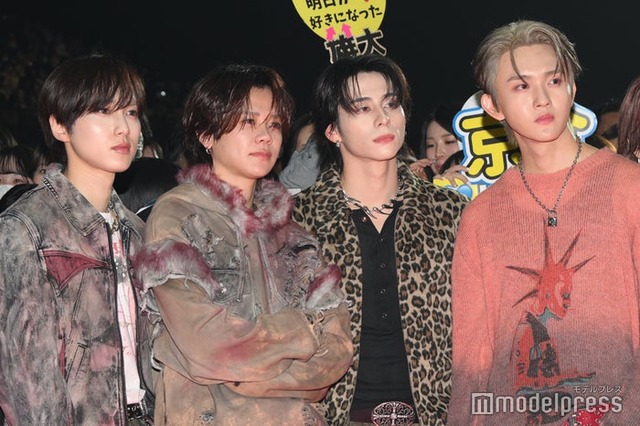 「MTV VMAJ Pre-Show」レッドカーペットに登場したINI／尾崎匠海、藤牧京介、西洸人、田島将吾（C）モデルプレス