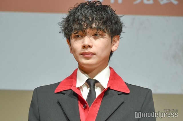 「いつか、ヒーロー」制作発表会見に出席した宮世琉弥（C）モデルプレス