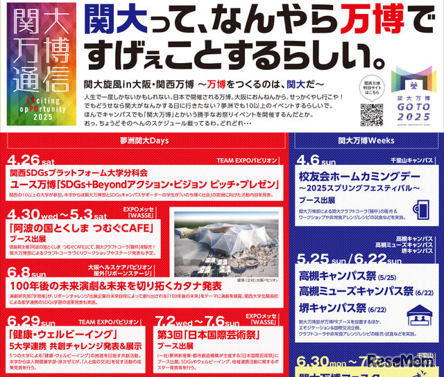 「関大万博通信」一部抜粋