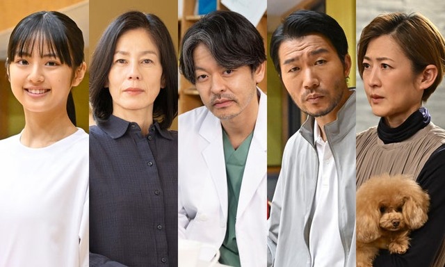 竹下優名、相築あきこ、山中崇、高橋努、馬渕英里何「キャスター」（C）TBS