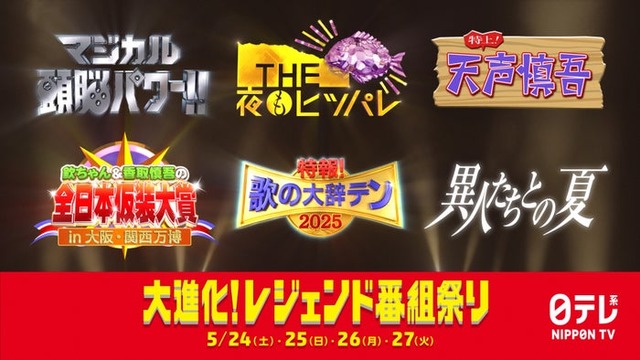 「大進化！レジェンド番組祭り！」（C）日本テレビ