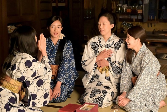 河合優実、江口のりこ、今田美桜「あんぱん」第28話（C）NHK