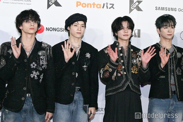 「KCON JAPAN 2025」レッドカーペットに登場したINI／西洸人、木村柾哉、藤牧京介、後藤威尊（C）モデルプレス