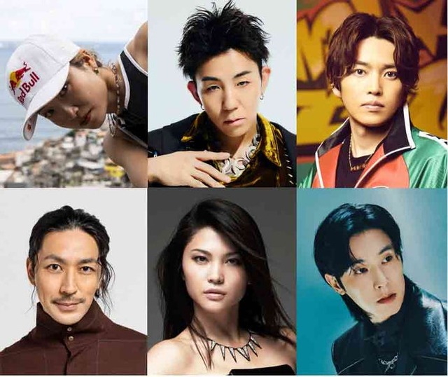 （左上から時計回りに）AMI、kazuki、KENZO、ユンホ、仲宗根梨乃、TAKAHIRO（提供写真）