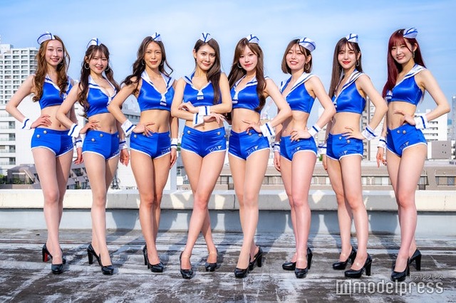 瀬名ひなの、佐々木美乃里、宇佐美なお、波北かほ、広瀬晏夕、凛咲子、櫻木はる、美輪咲月（C）モデルプレス