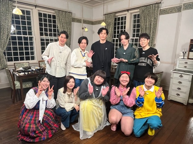 （上段左から）吉村崇、二宮和也、小栗旬、菊池風磨、陣内智則（下段左から）3時のヒロイン、ガンバレルーヤ（C）日本テレビ