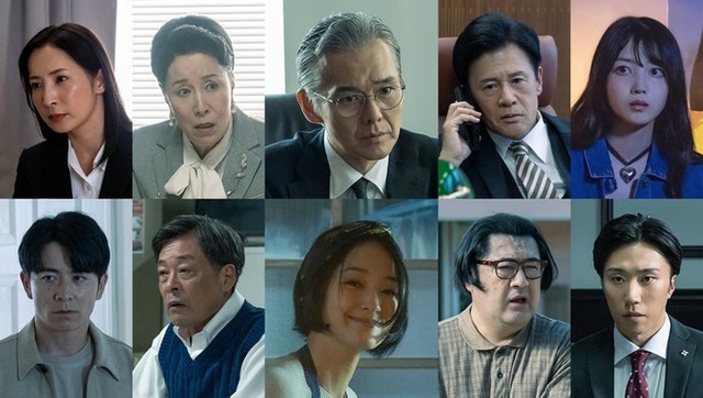 （上段左から）真飛聖、高畑淳子、渡部篤郎、橋本じゅん、久保史緒里（下段左から）藤森慎吾、光石研、剛力彩芽、小手伸也、早乙女太一（C）WOWOW