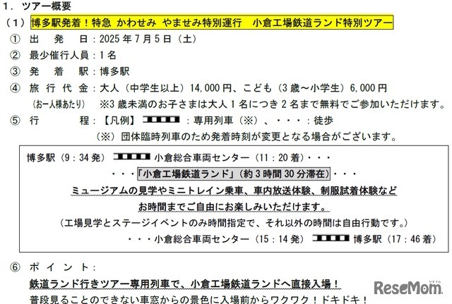 ツアー概要
