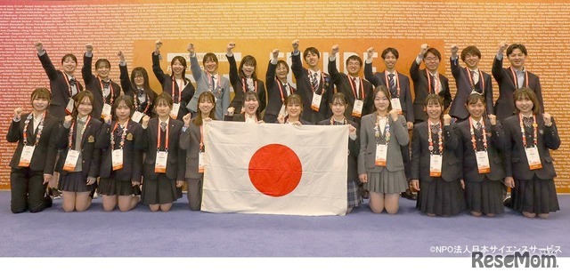 Regeneron ISEF 2025に出場した日本代表の高校生たち　(c) NPO法人日本サイエンスサービス