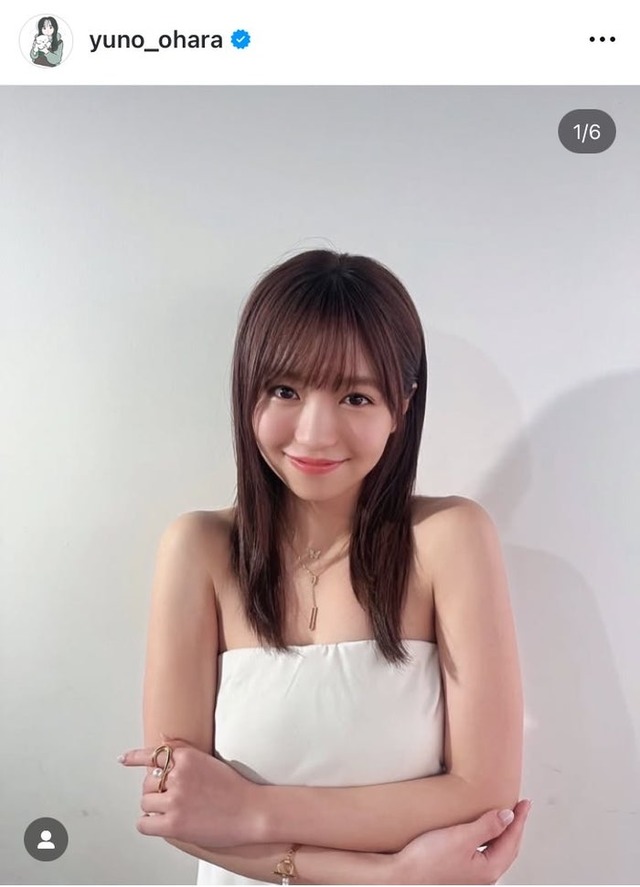 ロングヘアの大原優乃（提供写真）