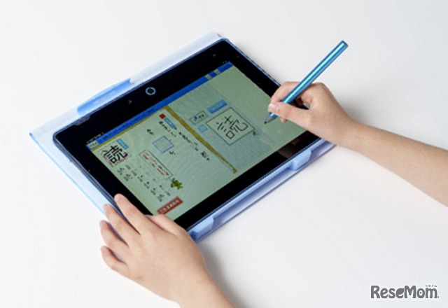 ベネッセが提供する「進研ゼミ」のタブレット教材を活用