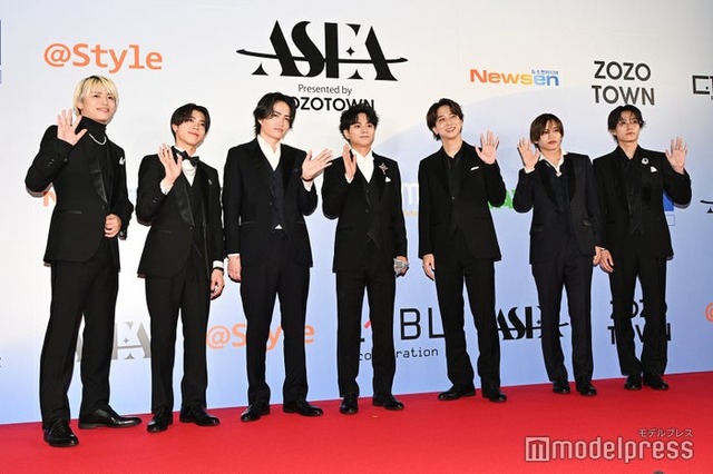 篠塚大輝、松島聡、菊池風磨、佐藤勝利、寺西拓人、猪俣周杜、橋本将生／timelesz（C）モデルプレス