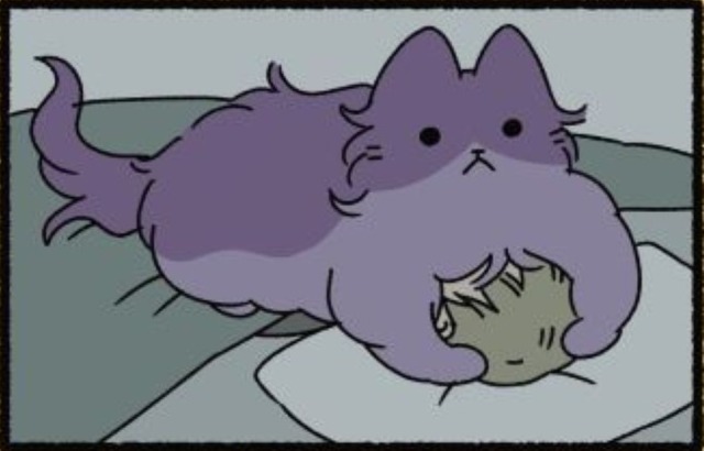一緒に寝ると悪夢をみる？ 寝苦しい原因は…ねこのせいだった!!【ねこもんすたー ＃１ 】