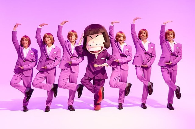 ISSA、KIMI、KENZO、（イヤミ）、U-YEAH、TOMO、YORI「おそ松さんのボンバシェー」（C）赤塚不二夫／おそ松さん製作委員会