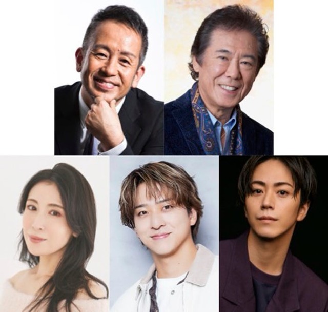 （上段左から）宮本亞門、西岡徳馬（下段左から）雛形あきこ、寺西拓人、廣瀬智紀（提供写真）